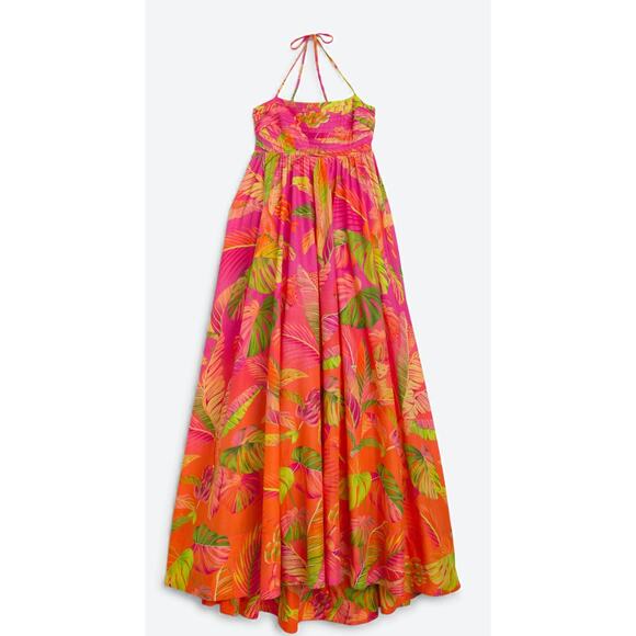Farm Rio Ombre Forest Maxi Dress - XL - New with Tags - Picture 4 of 7